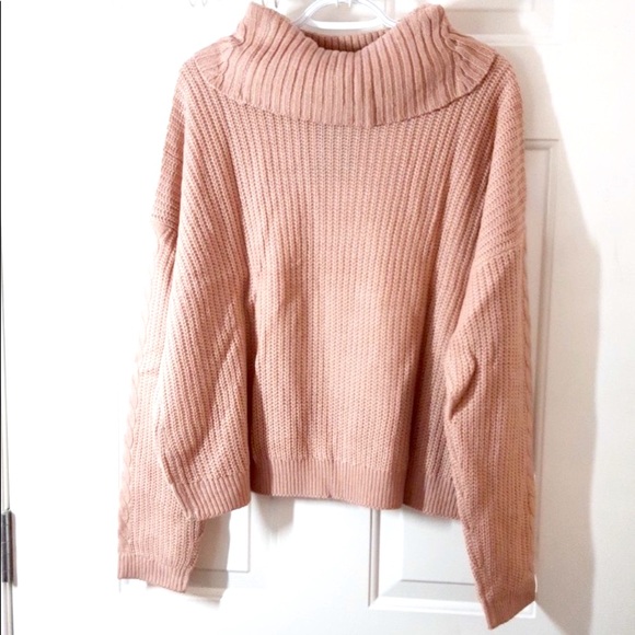 🆕 FASHION NOVA Blush Pink Knit Sweater -New w/ Tags!!! - Picture 4 of 12